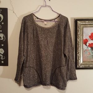 Winter Sweater Grey and Black Warm NWT